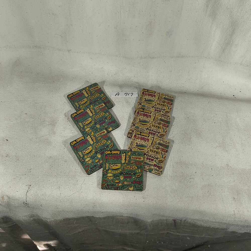 Drink Coaster Set Chumbak Street Indian Street Food